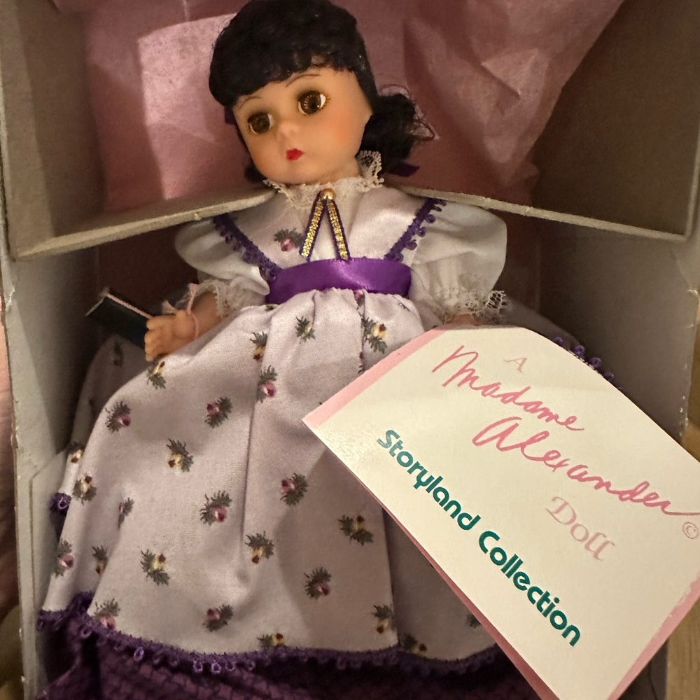 NWT Madame Alexander Storyland Collection Louise May Alcott Doll
